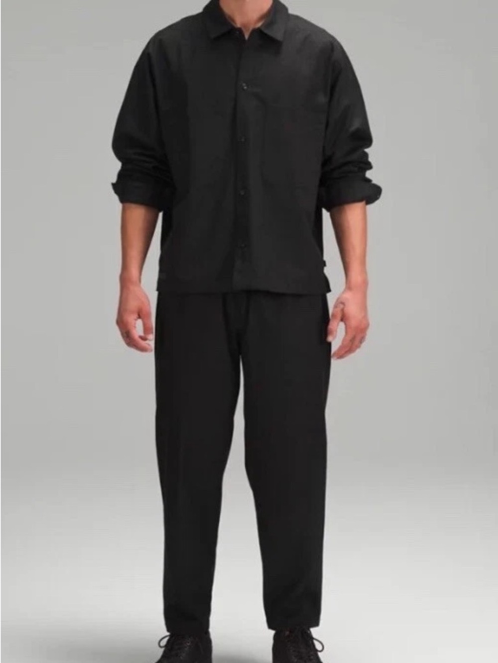 NWOT Lululemon Lab Jacquard Relaxed-Tapered Pant 27" Leopardo Black Size XS